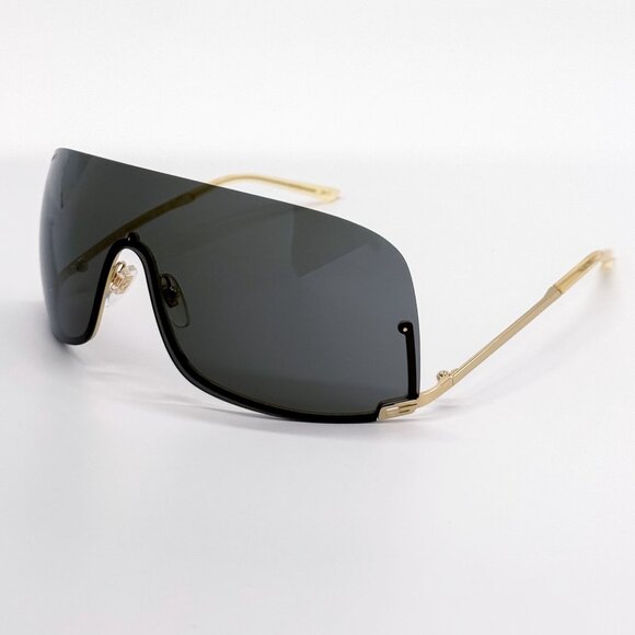 NEW GUCCI GG1560S 001 SHIELD GOLD UNISEX SUNGLASSES GUCCI main image 14